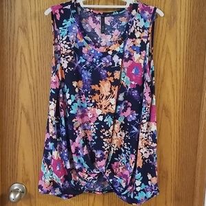Boutique women's dress floral tank Size 2XL
